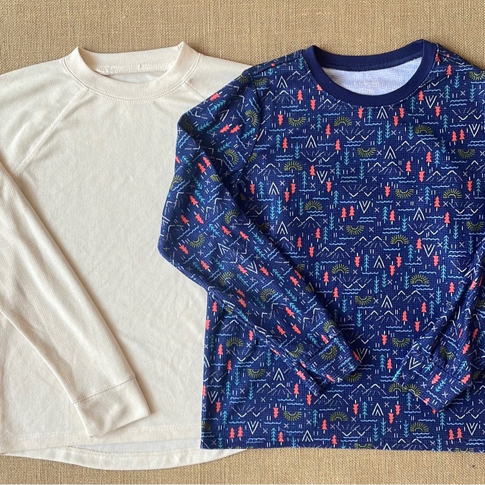 Set of 2 LL Bean base layers Sz 14/16